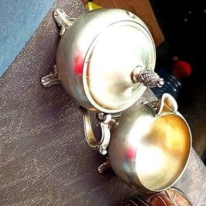 Silver Milk and Suger holders